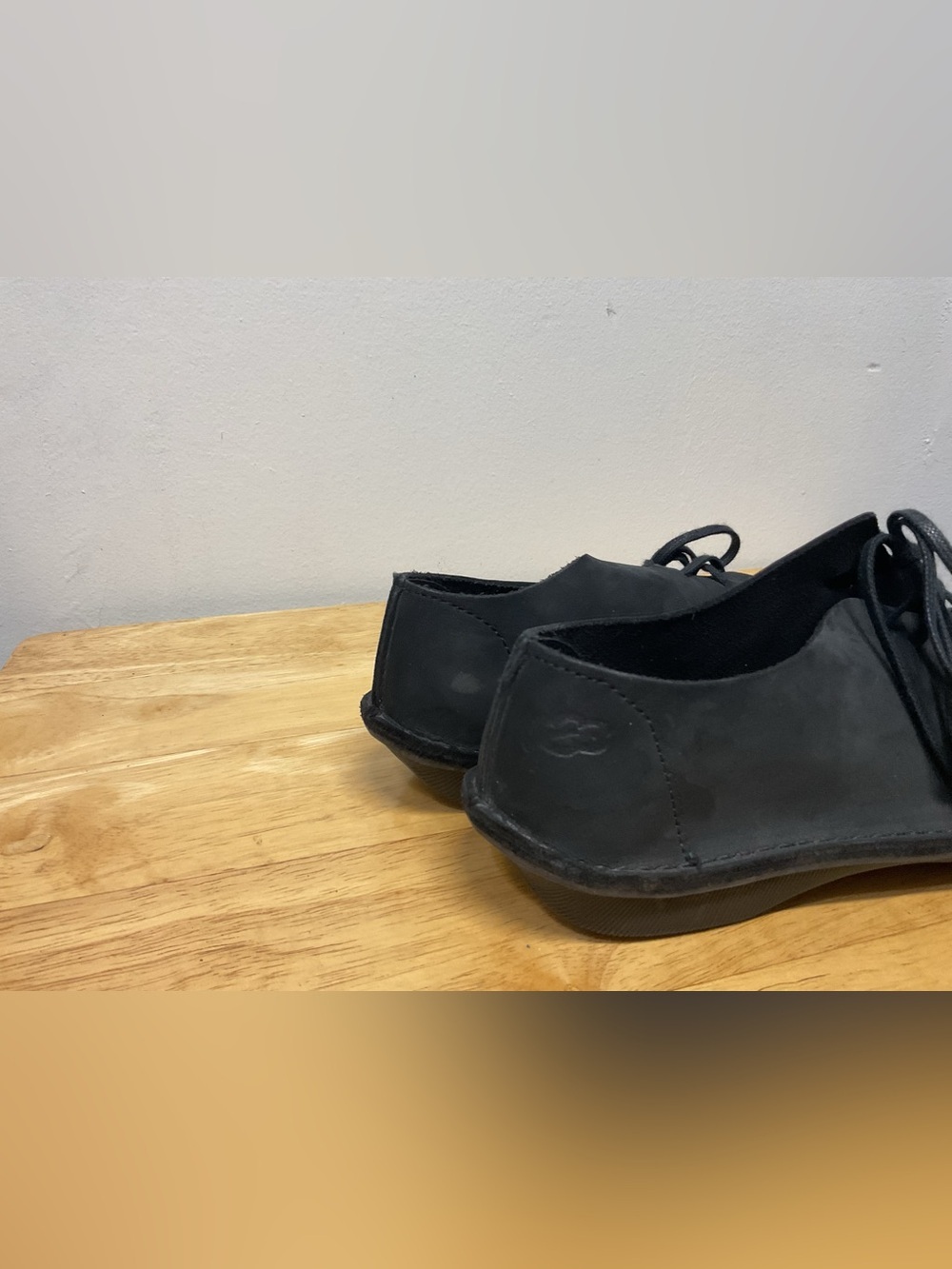 Black LOINT’S of Holland Therhagen Nubuck leather womens 37 US 6.5 - Picture 6 of 9